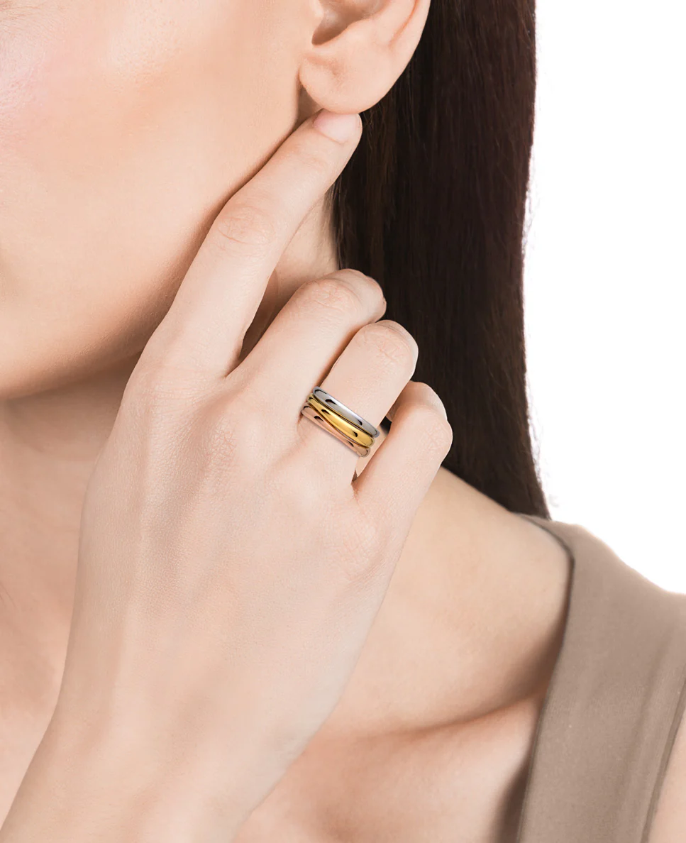 Anillo Air de acero multicolor - Image 2