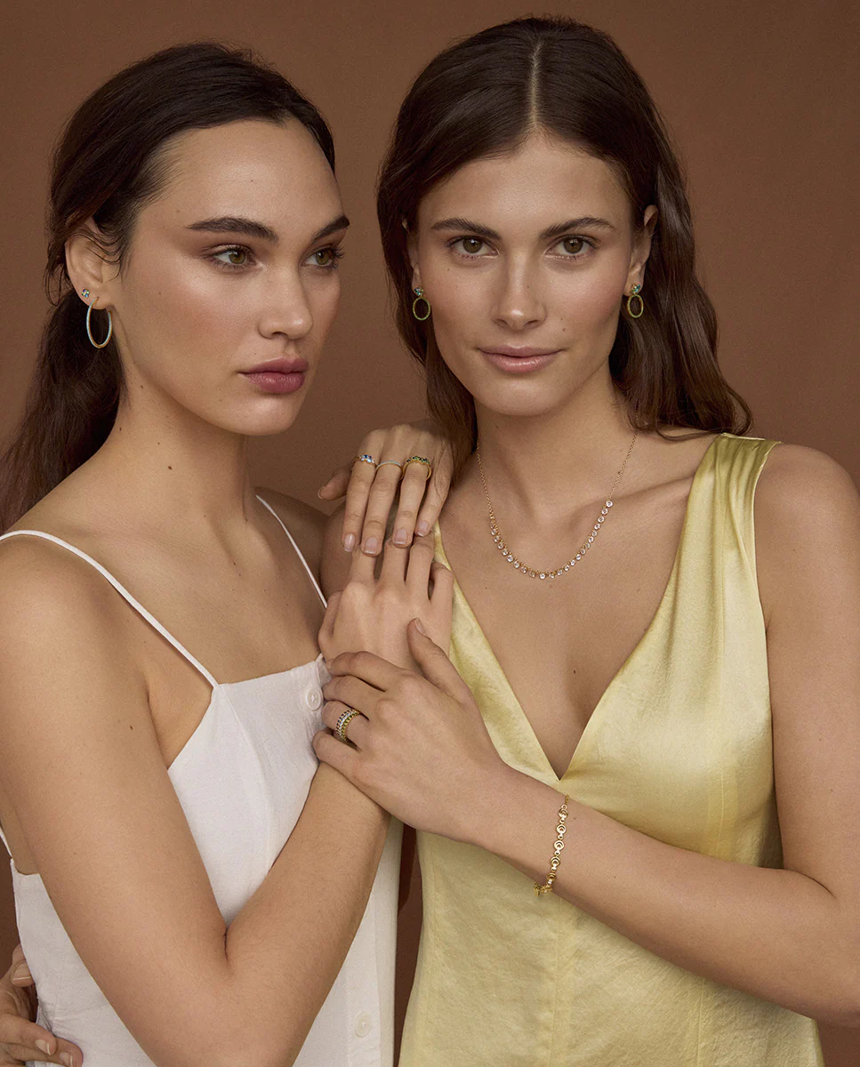 Collar de plata de ley con baño de oro y circonitas blancas - Image 5
