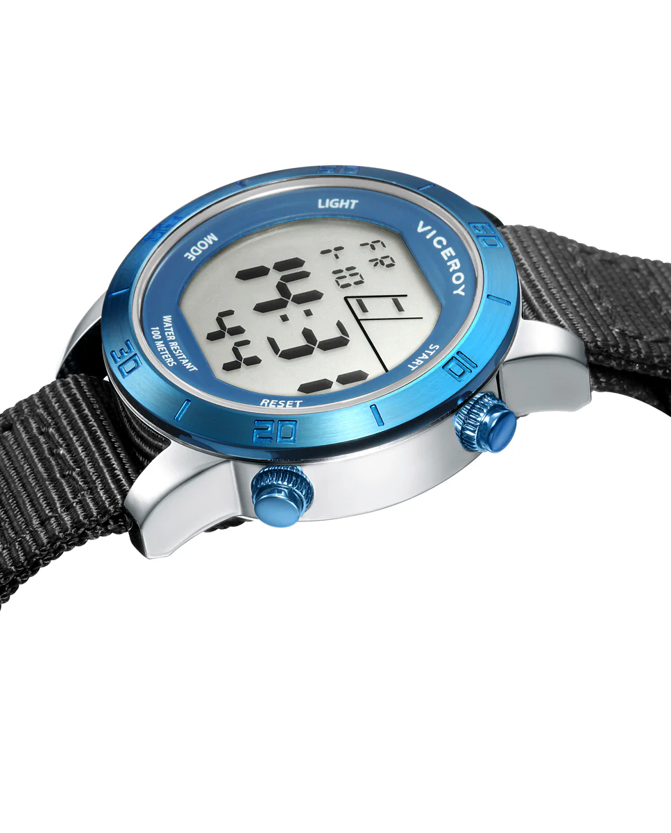 Pack de niño Next reloj digital caja y brazalete acero y pulsera de actividad con estampado de camuflaje - Image 4