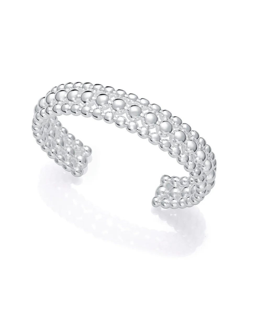 Pulsera de acero chapado en plata 999 colección Laura Escanes