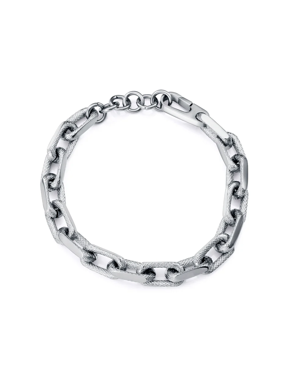 Pulsera de hombre de acero  de ca dena