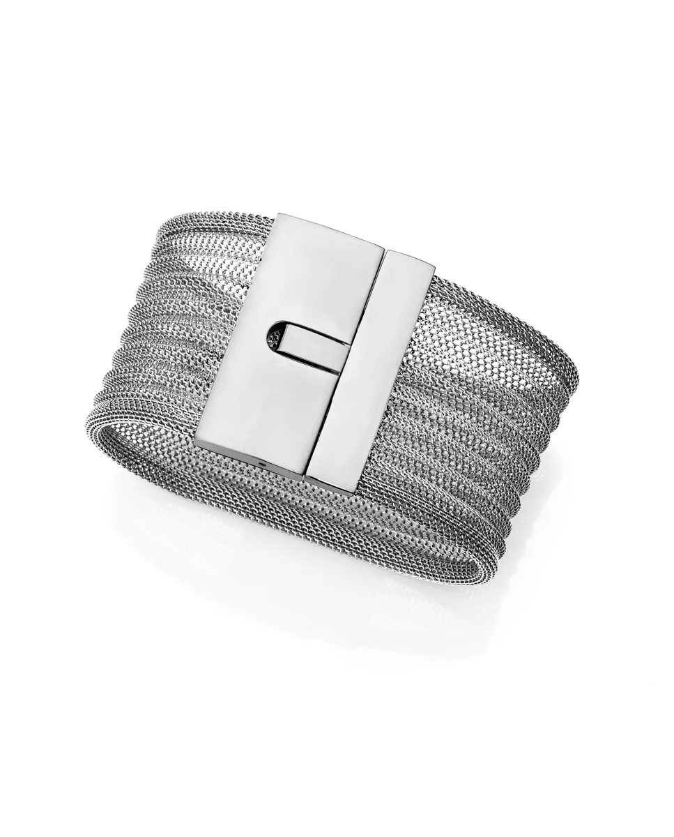 Pulsera de mujer  de acero tipo cuff