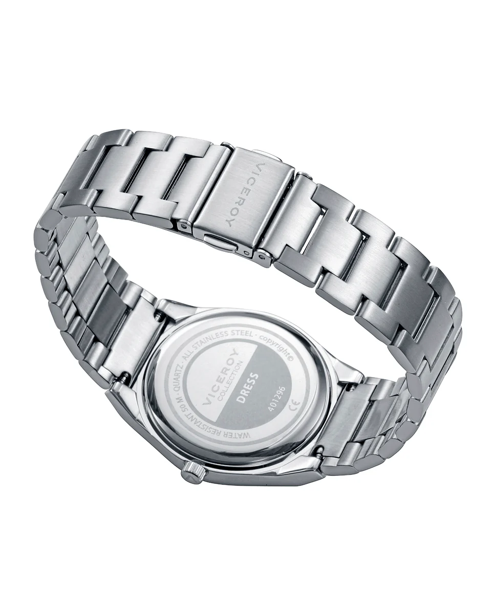 Reloj caja de acero 5 Atm,brazalete de acero, movimiento cuarzo - Image 2