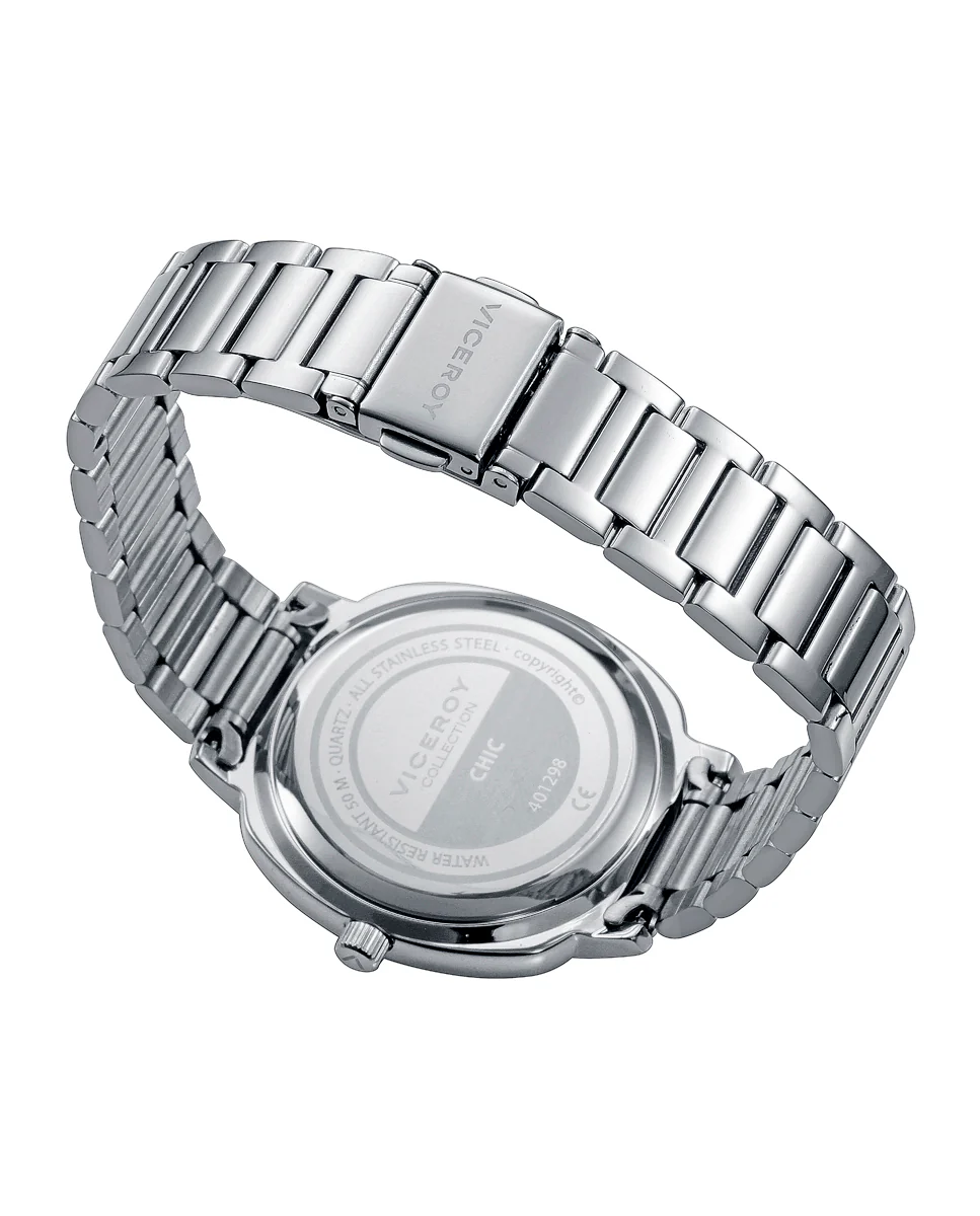 Reloj caja de acero 5 Atm,brazalete de acero, movimiento cuarzo - Image 2