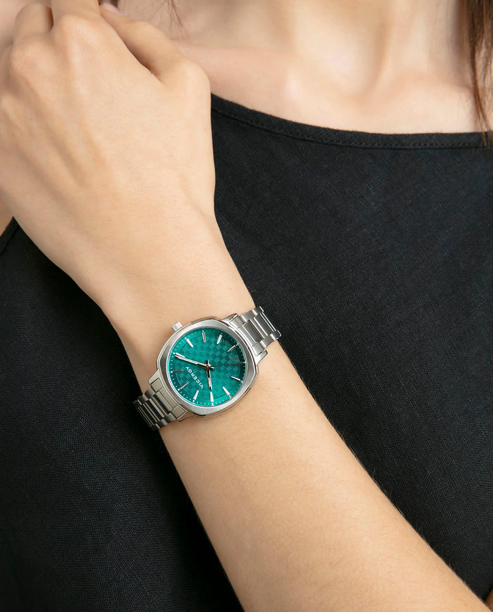 Reloj caja de acero 5 Atm,brazalete de acero, movimiento cuarzo - Image 3
