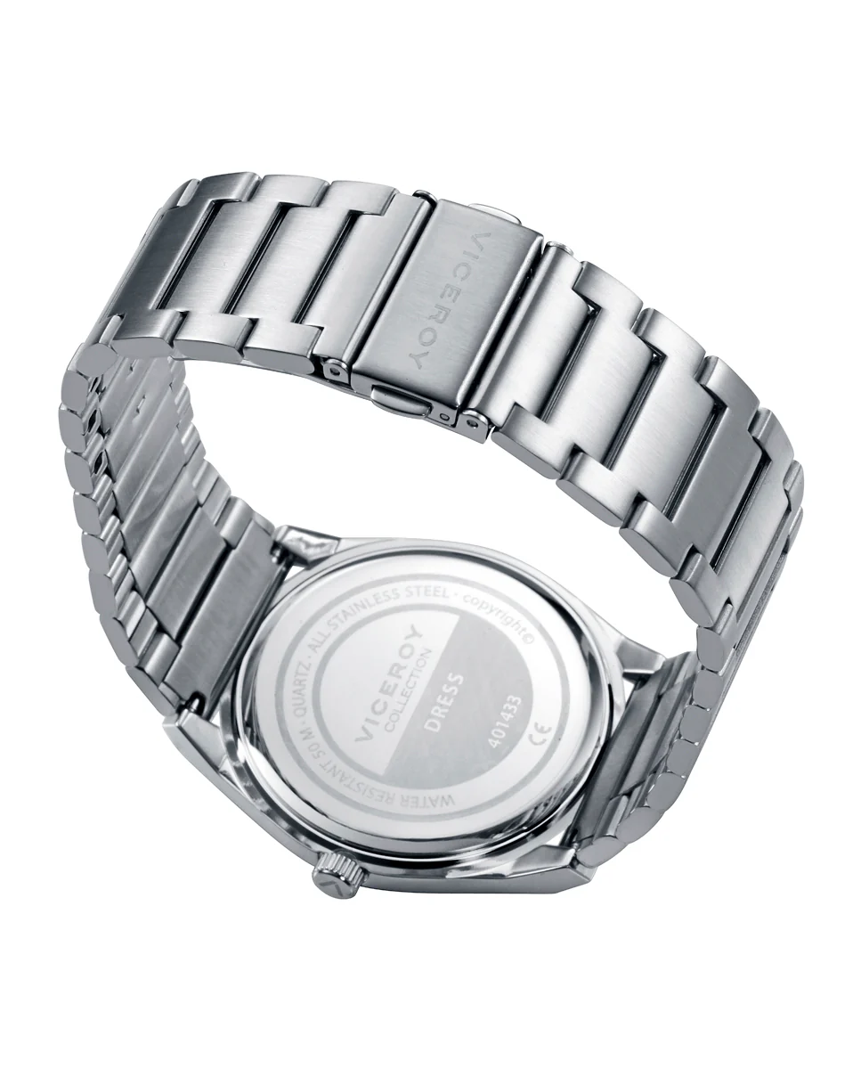 Reloj caja de acero 5 Atm,brazalete de acero, movimiento cuarzo - Image 2