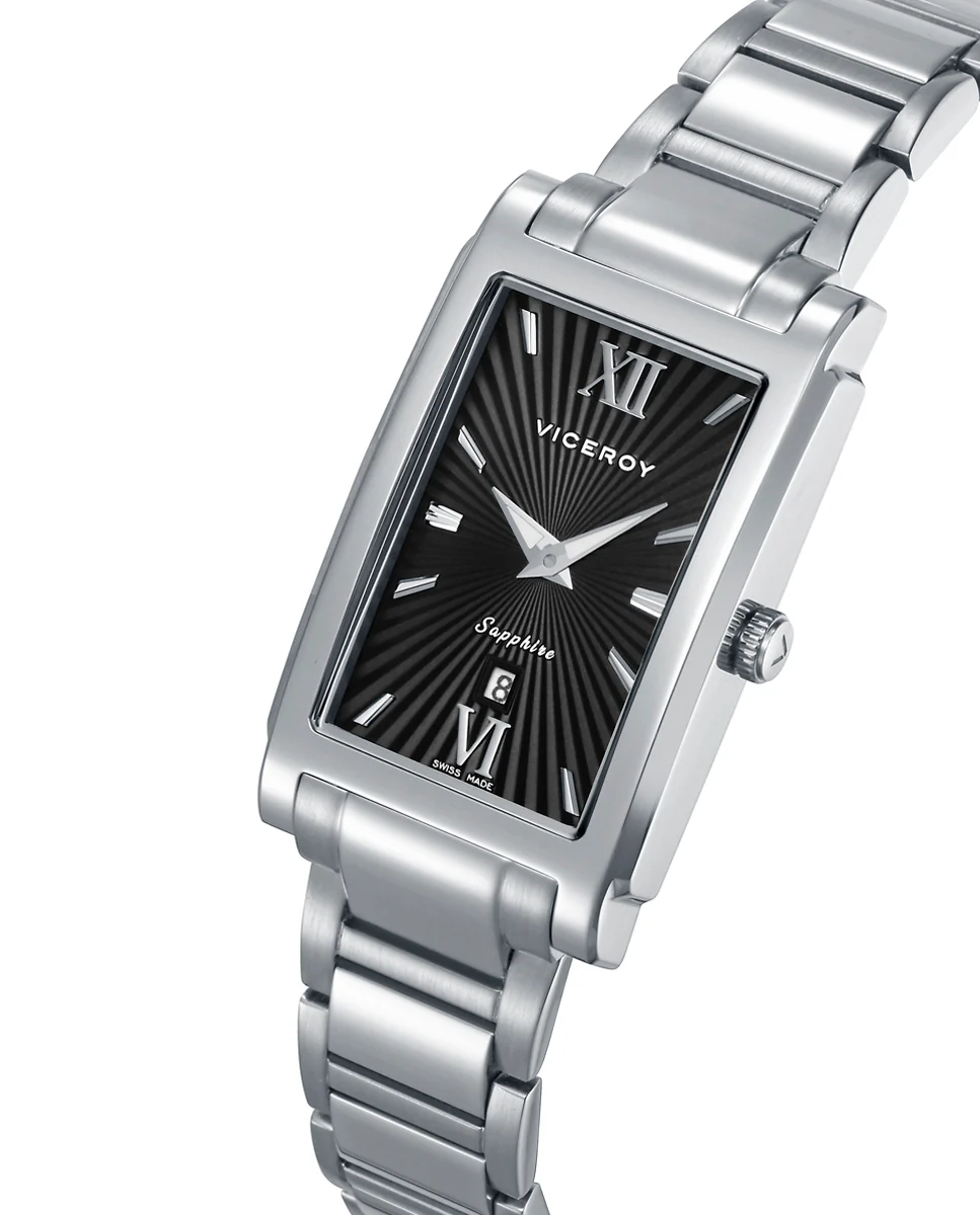 Reloj caja de acero 5 Atm, brazalete de acero, movimiento cuarzo Suizo, Swiss made - Image 3