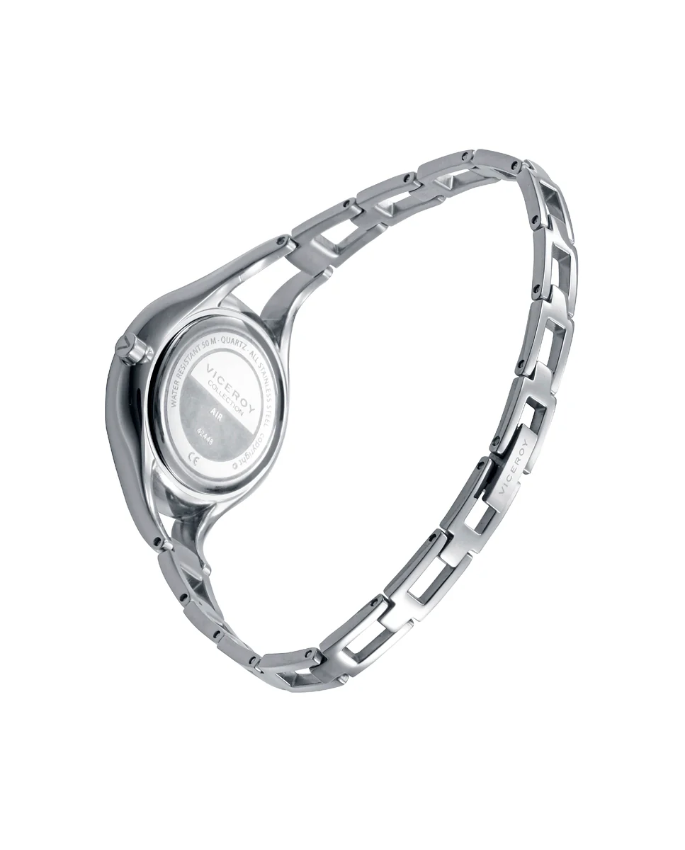 Reloj caja de acero 5 atm y brazalete de acero  con movimiento cuarzo - Image 2