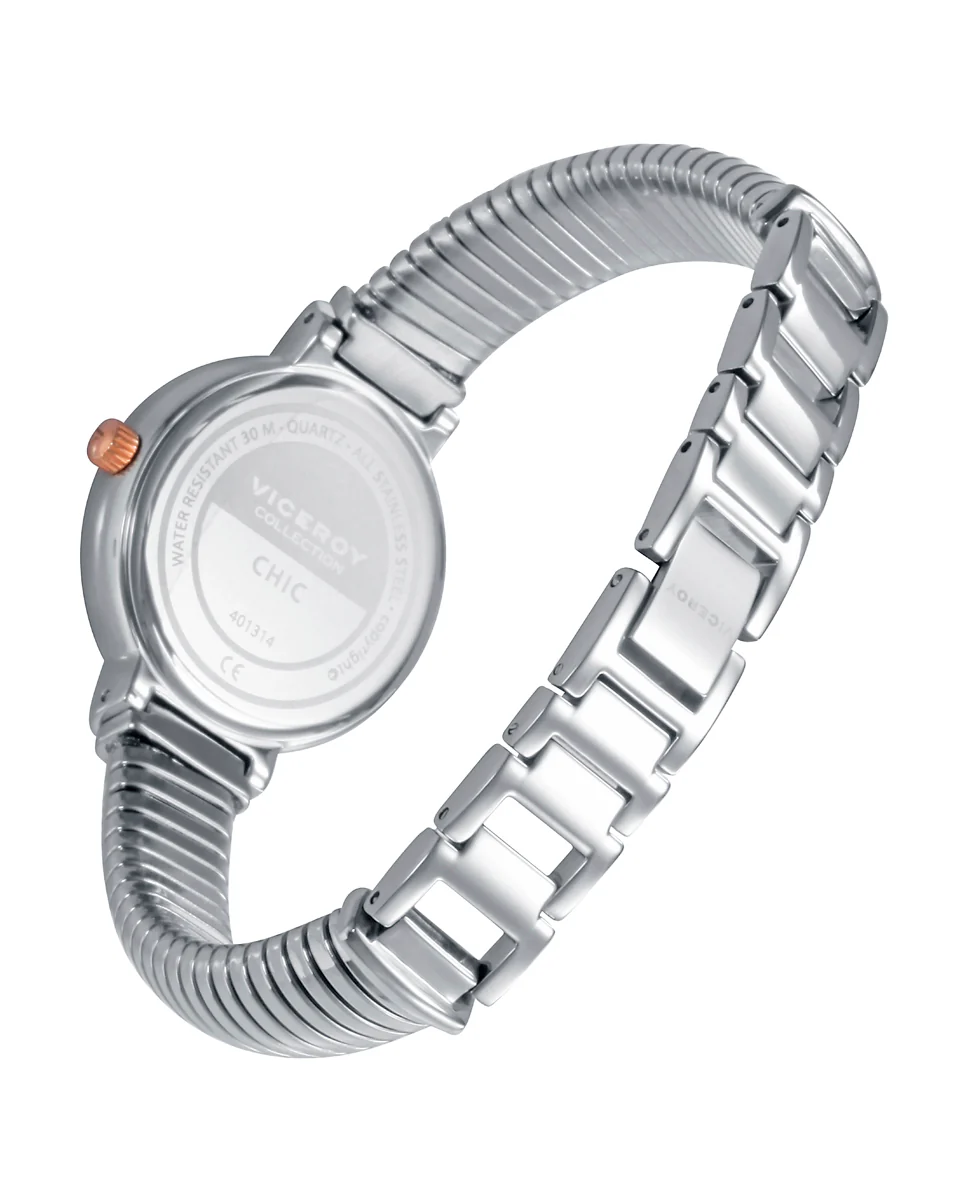 Reloj caja de acero, brazalete de acero, movimiento cuarzo - Image 2