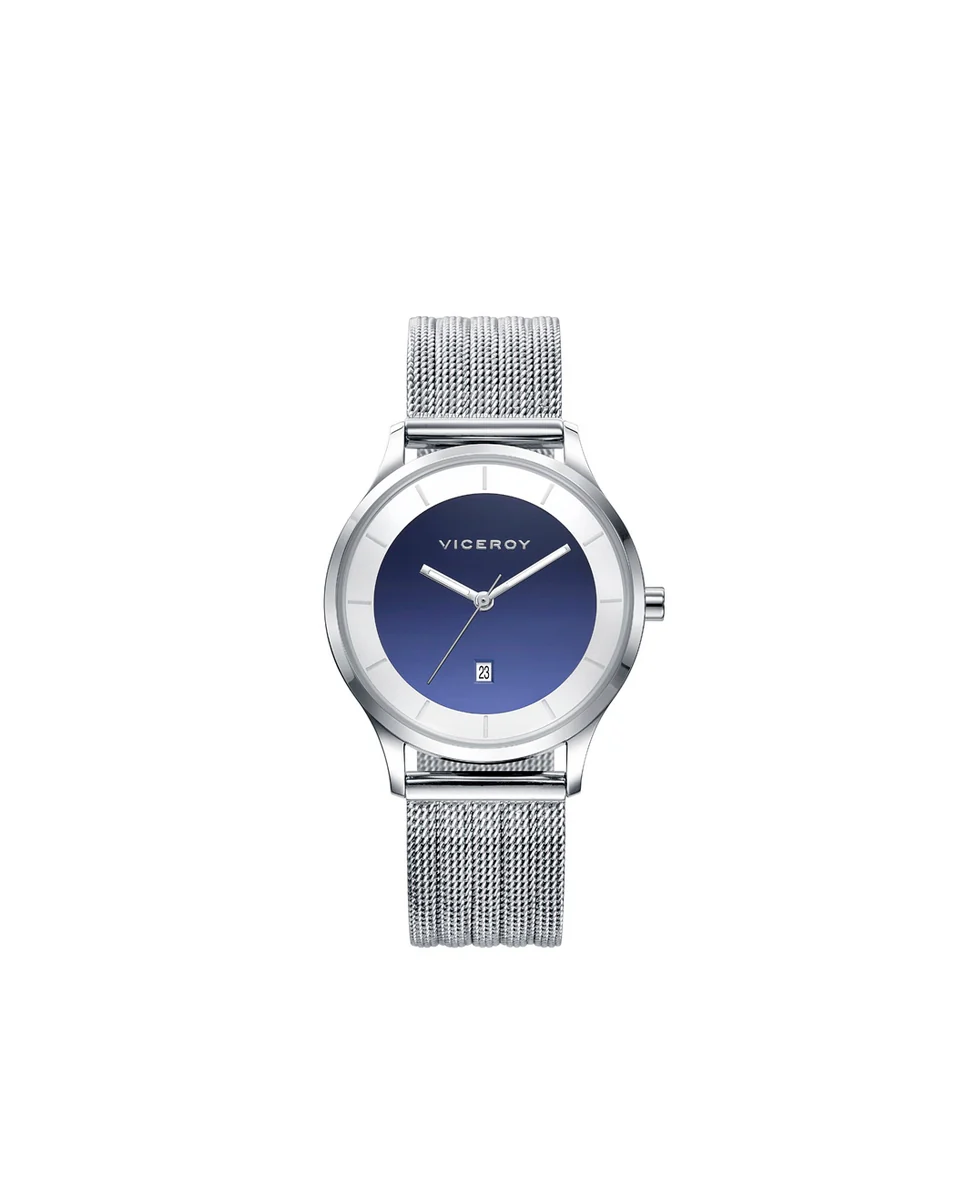 Reloj de mujer Air 3 agujas de acero con calendario - Image 4