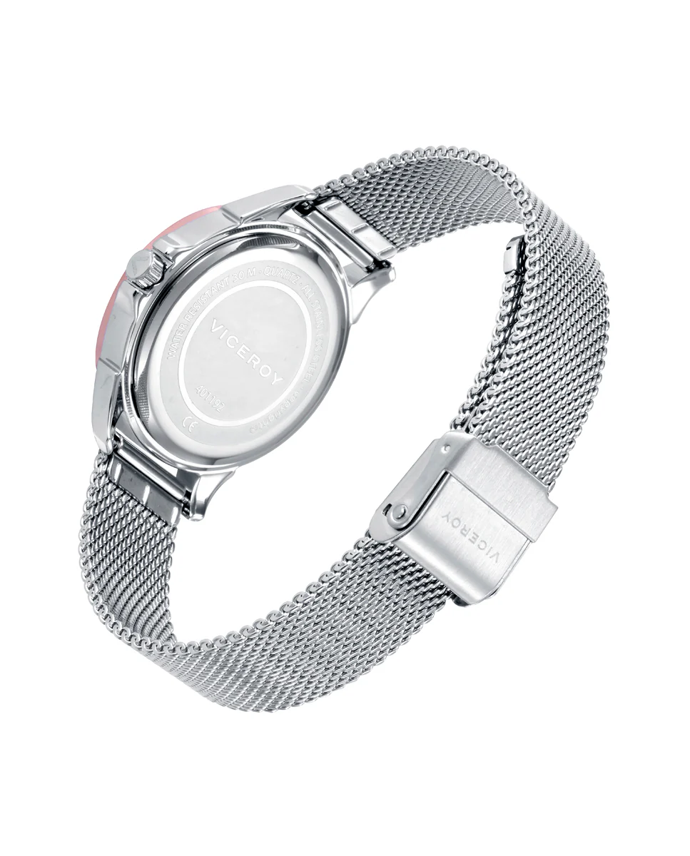 Reloj de Mujer Chic caja bicolor y malla milanesa de acero - Image 2