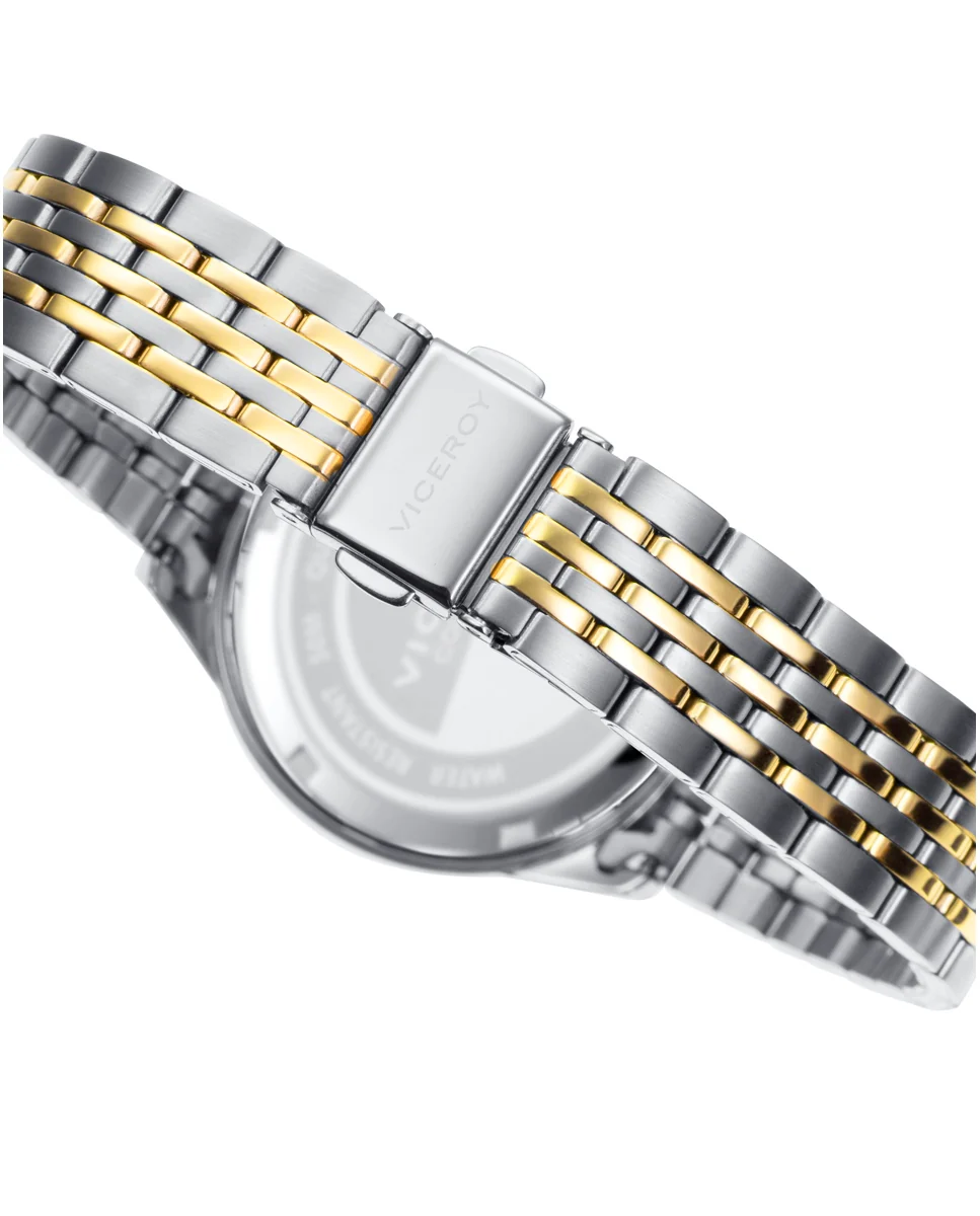 Reloj de mujer Grand 3 agujas de acero con IP dorado - Image 2