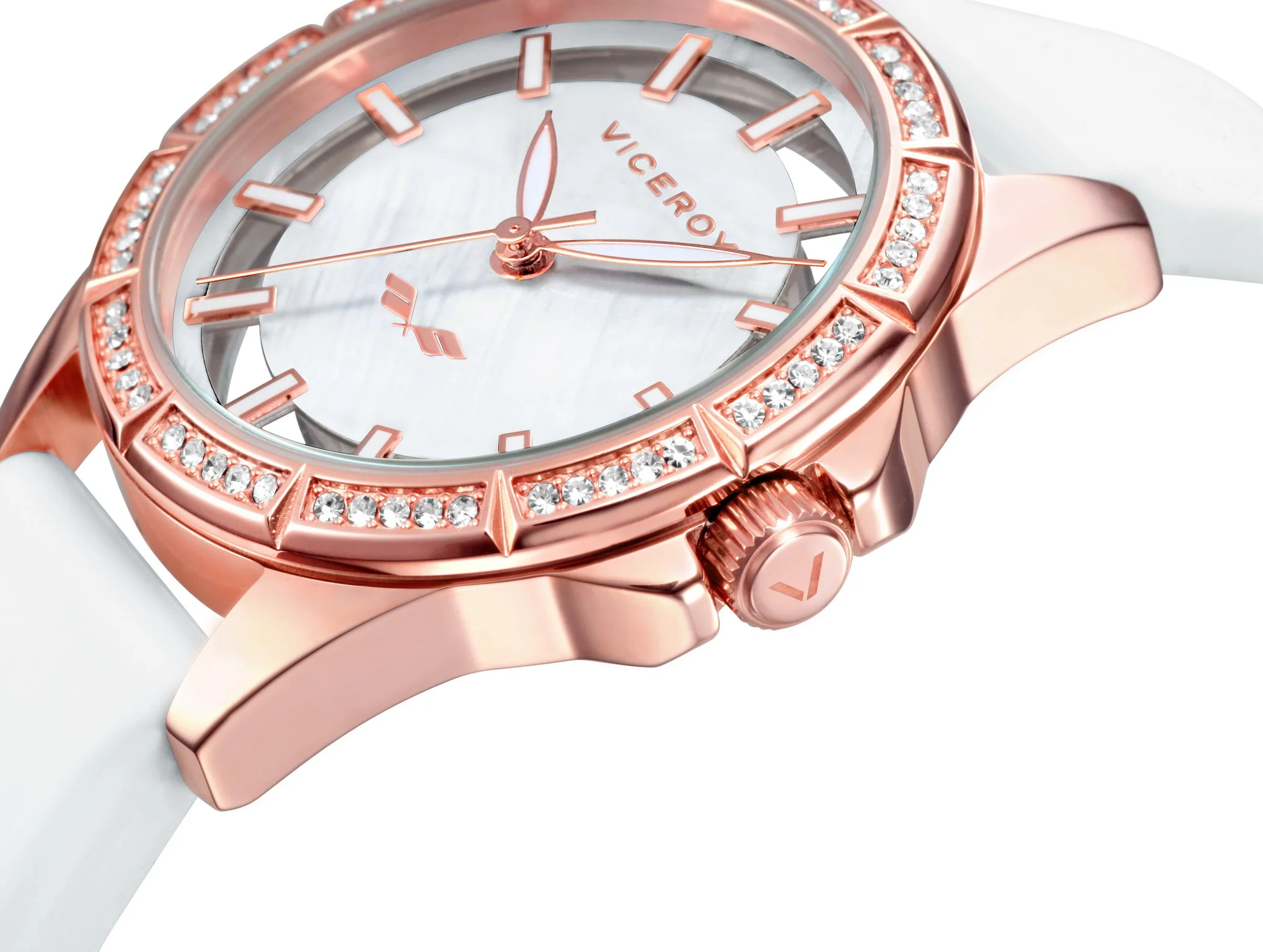 Reloj de mujer Viceroy colección Antonio Banderas Design con correa de silicona blanca - Image 4