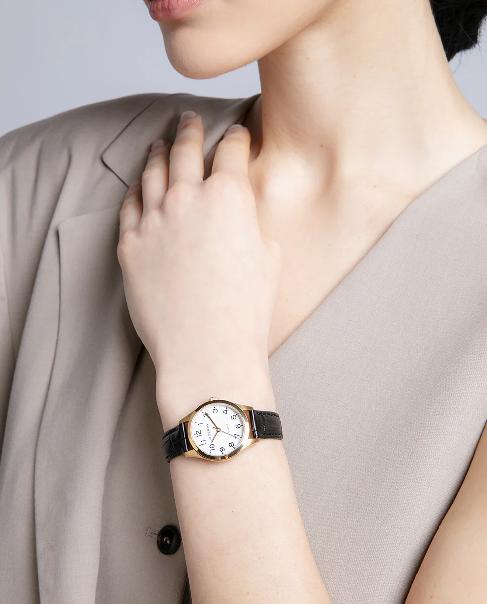 Reloj de mujer Viceroy con correa negra y números árabes - Image 4