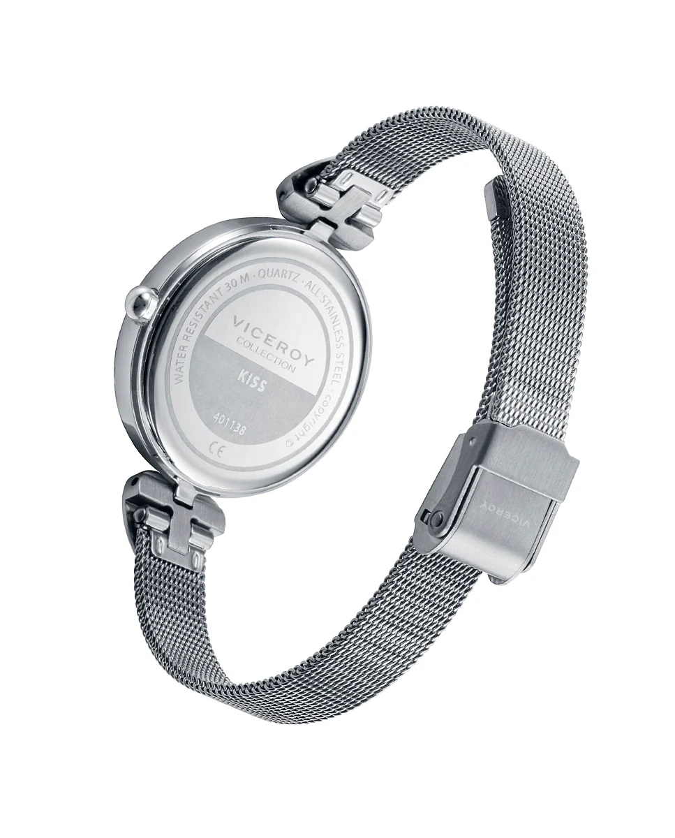 Reloj de mujer Viceroy Kiss de acero con malla milanesa - Image 2