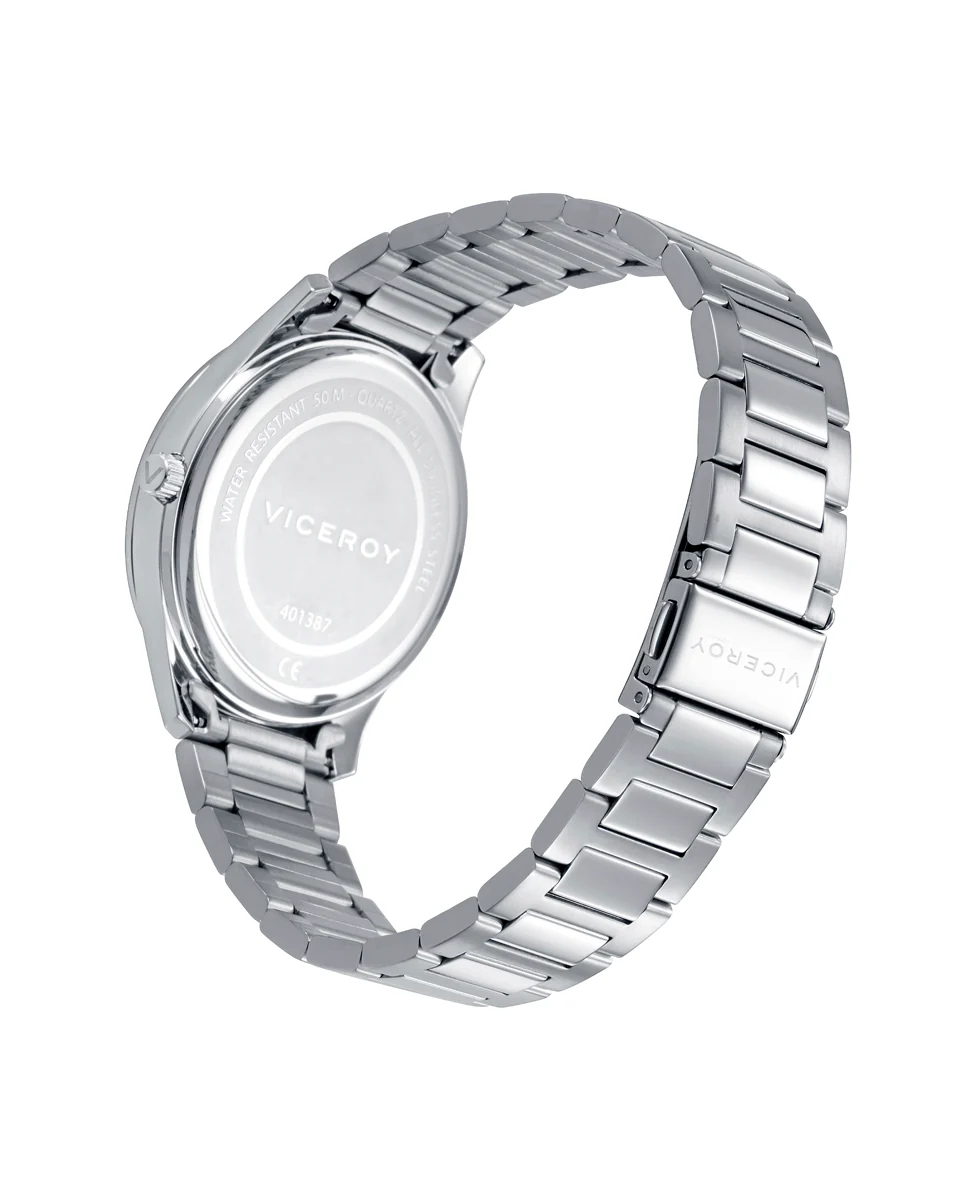 Reloj en acero con esfera azul con cronógrafo - Image 2