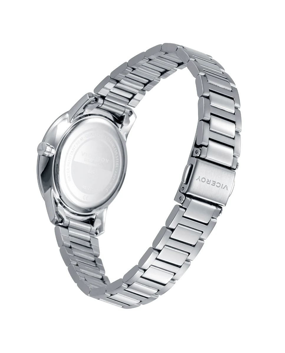 Reloj para mujer en acero con esfera rosa - Image 2