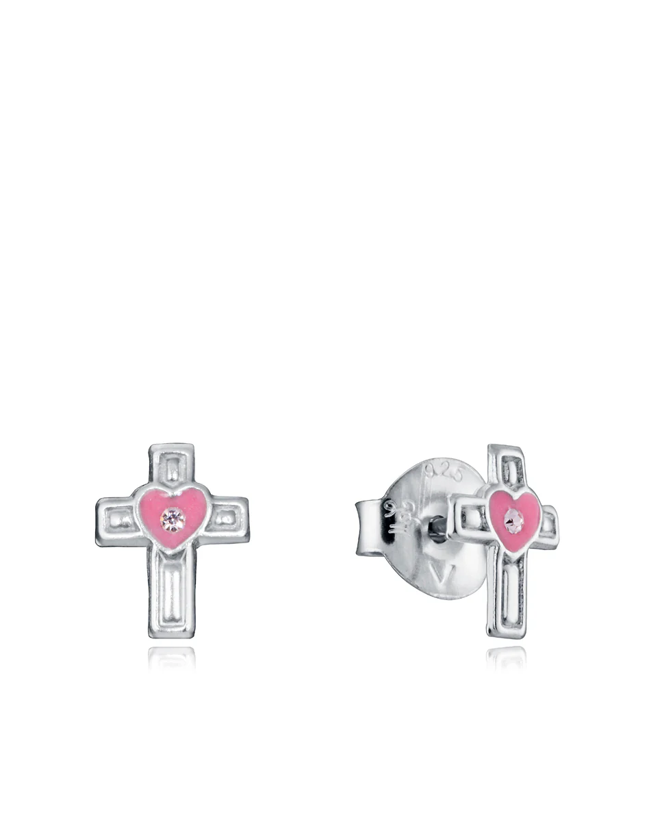 Set de niña Sweet de reloj y pendientes de plata de ley - Image 4