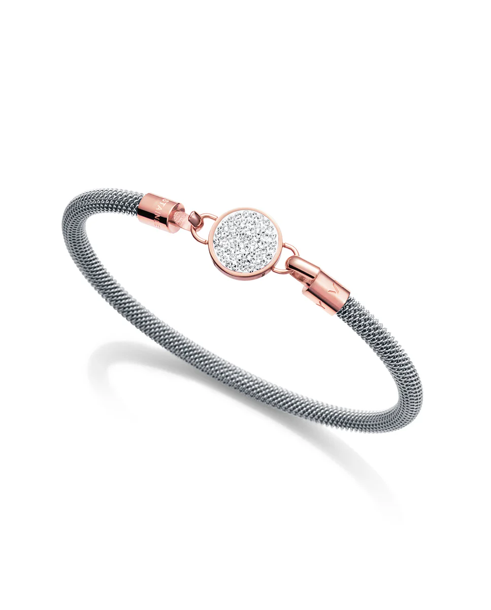 Set de pulsera Kiss 75071K01017 de acero con monedas intercambiables rosadas - Image 4